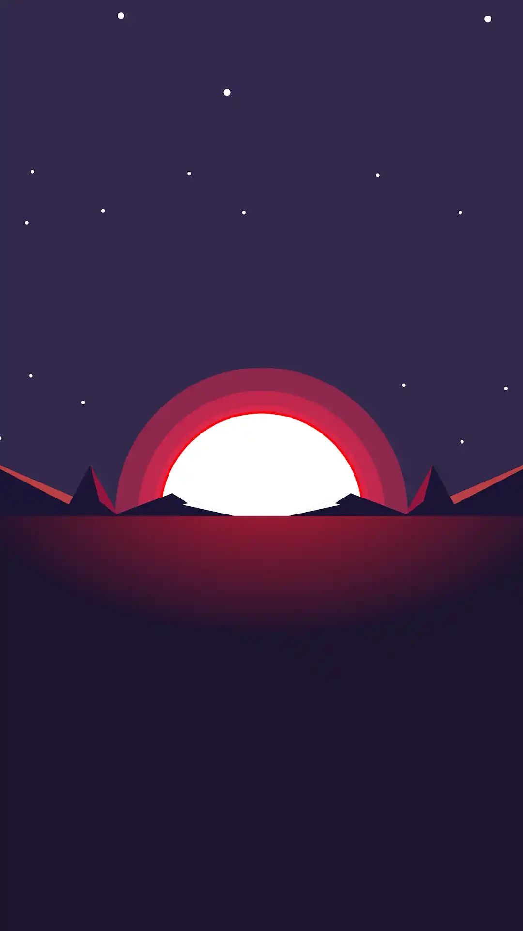 Minimal Sunset HD iPhone Wallpaper. Vaporwave wallpaper, Minimal wallpaper, Minimalist wallpaper