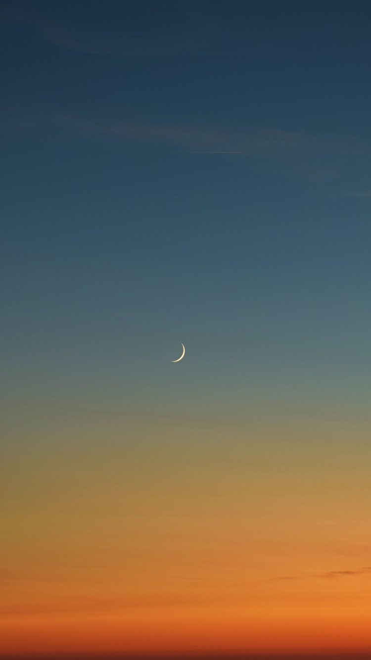 Download 750x1334 wallpaper sunset, minimal, starry sky, beautiful, iphone 7, iphone 8, 750x1334 HD image, background, 16875