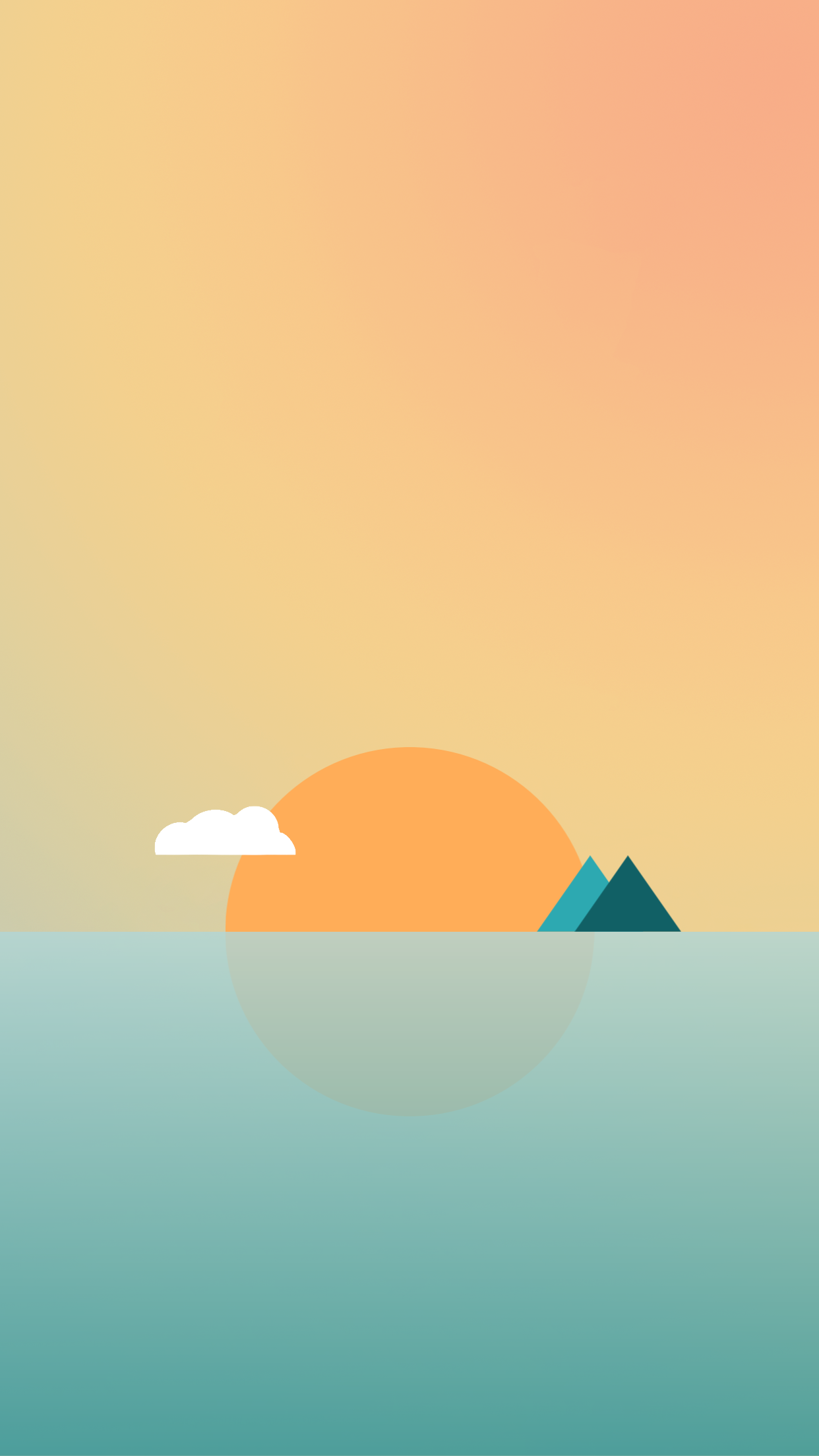 Sun Minimalist Wallpaper