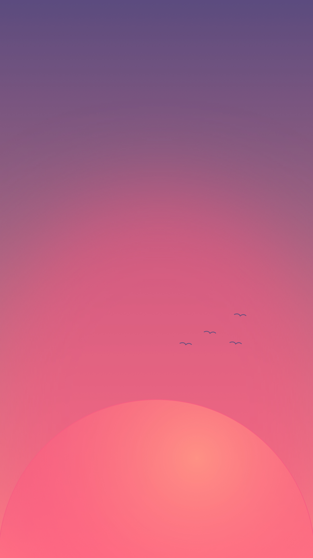 Minimalist Sunset Wallpaper
