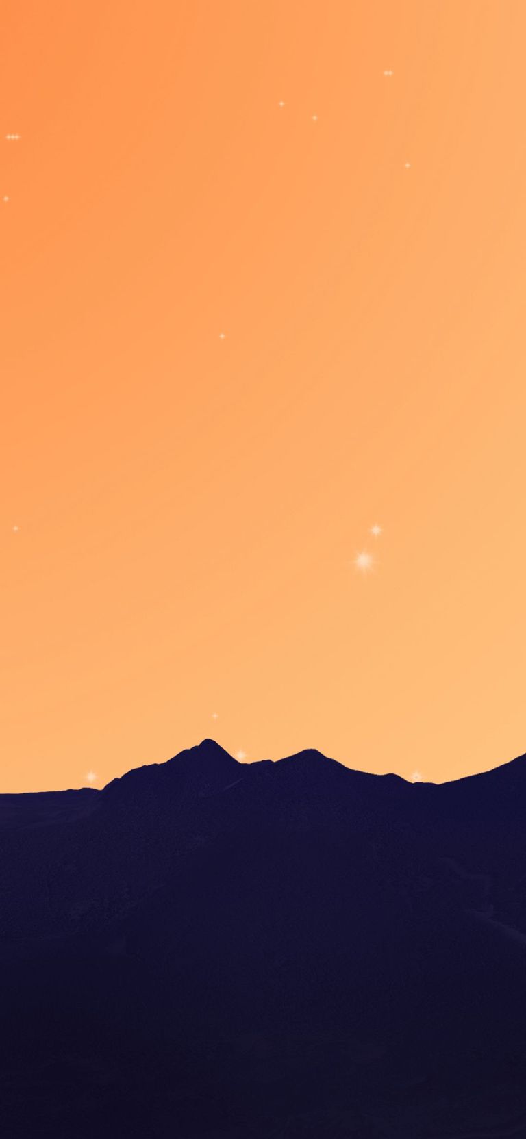 Mountain Sunset iPhone Minimal UHD Wallpaper Download