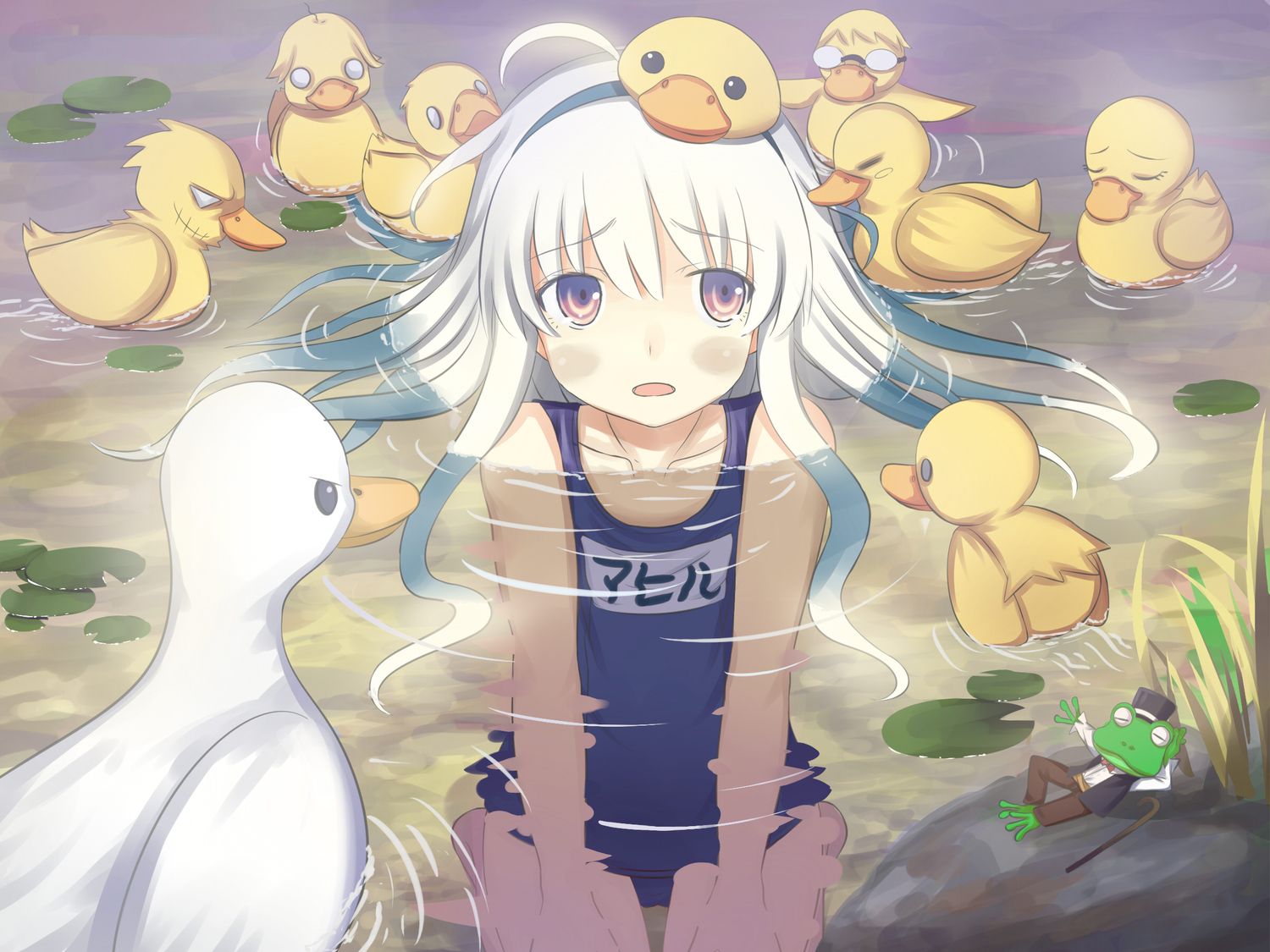 Anime Duck Wallpaper Free Anime Duck Background