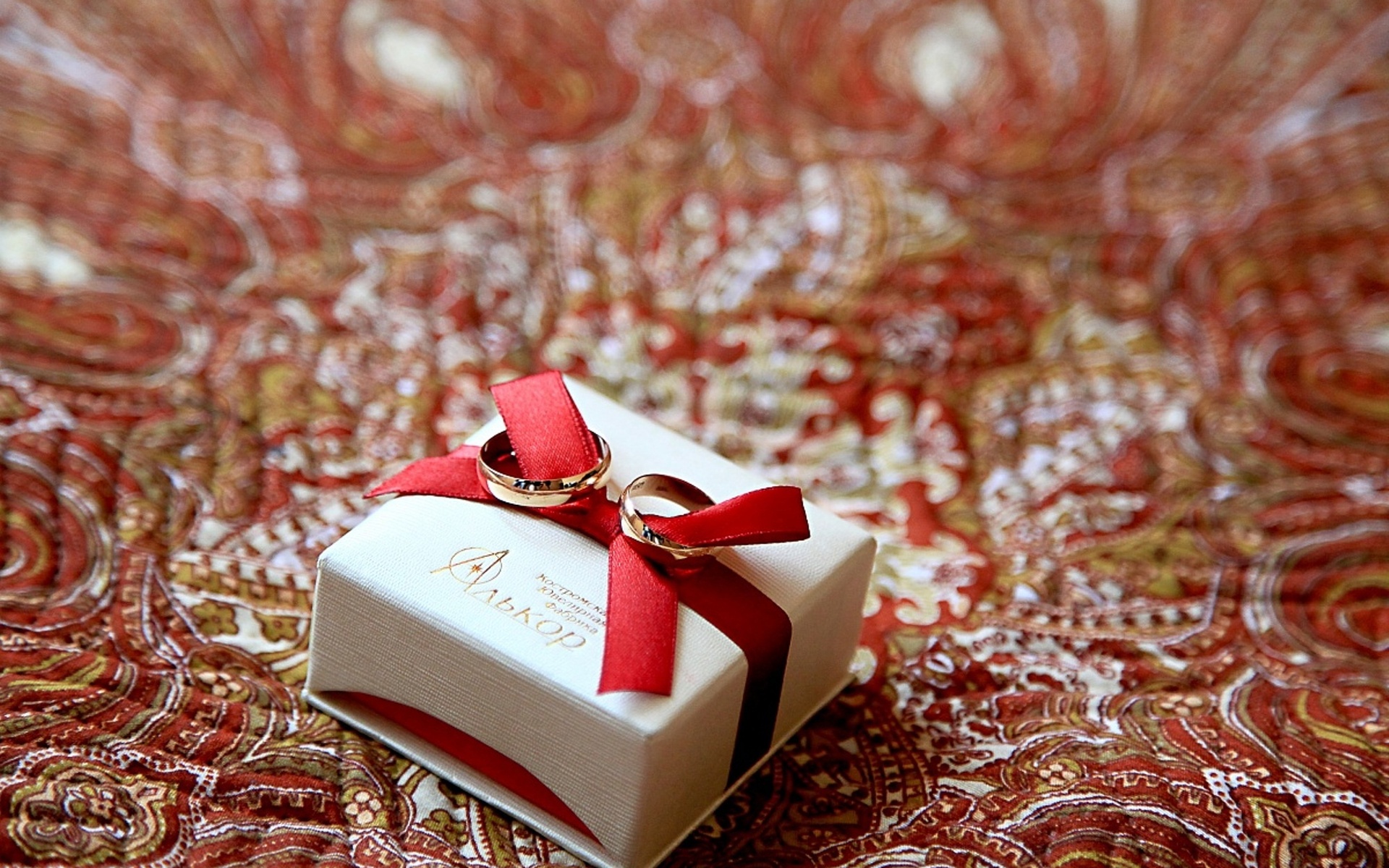 Wedding Day Rings Wallpaper