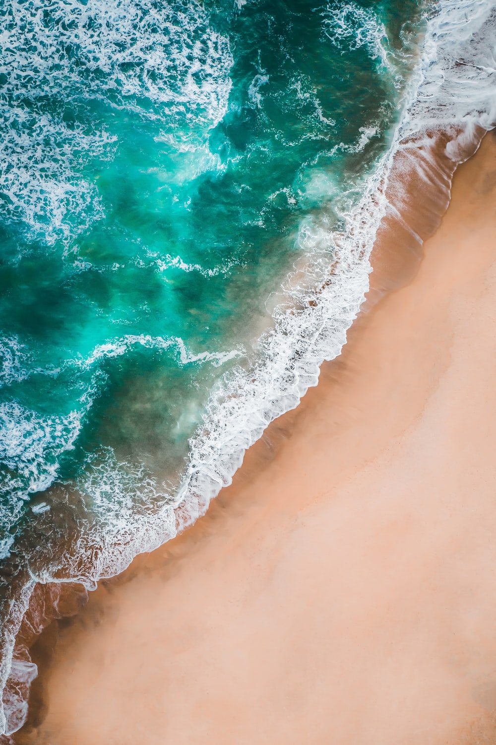 aerial view of beach during daytime photo