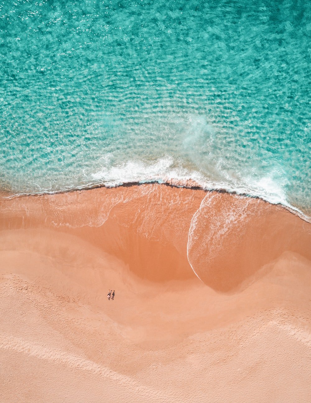 Beach From Above Picture. Download Free Image