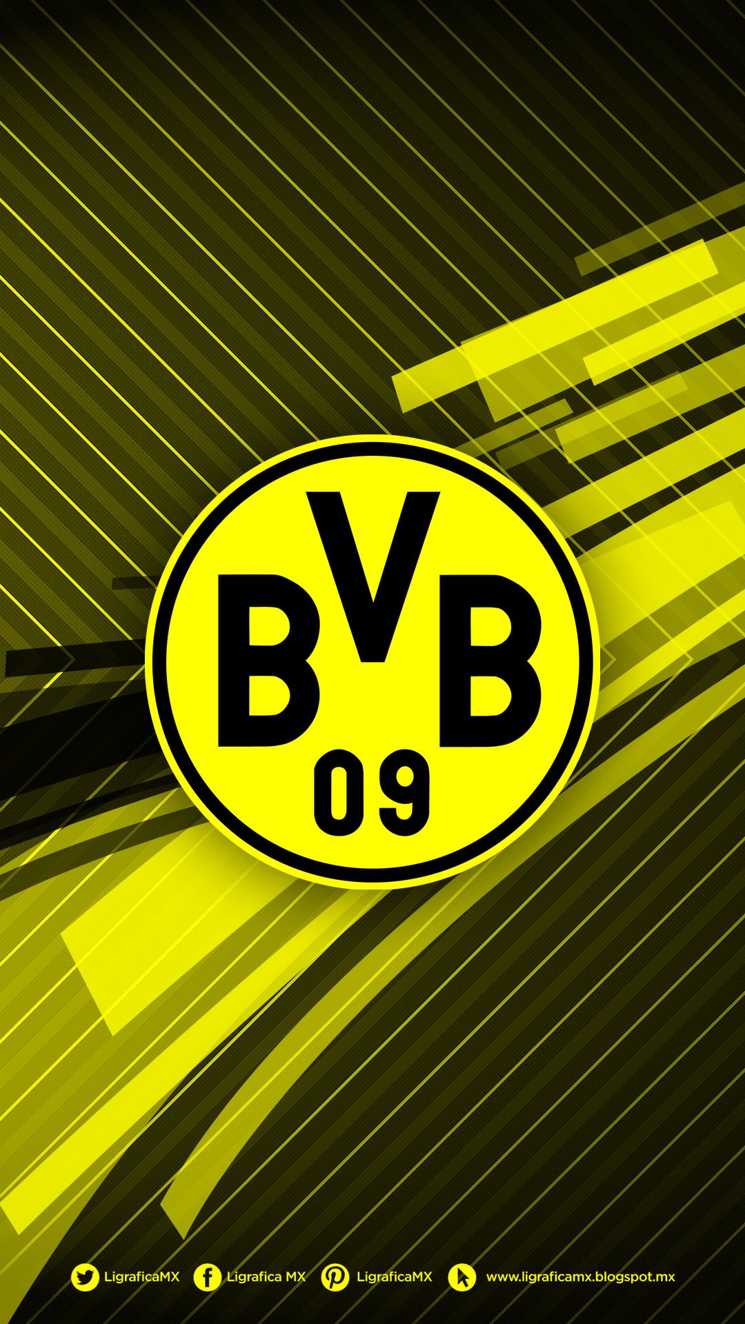 BVB • LigraficaMX 160214CTG(1). Borussia dortmund wallpaper, Borussia dortmund, Football team logos