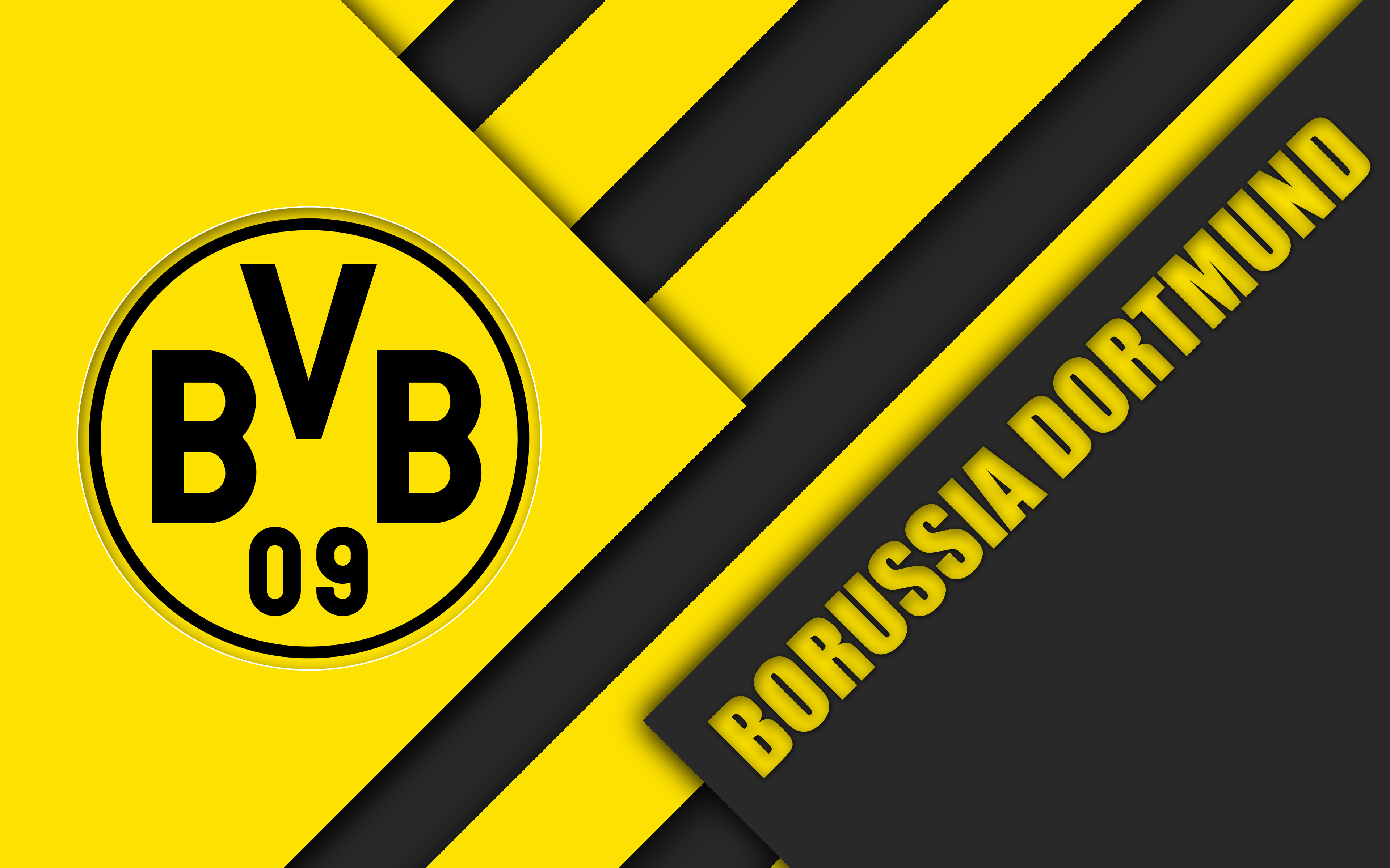 BVB, Borussia Dortmund, Logo, Soccer, Emblem wallpaper