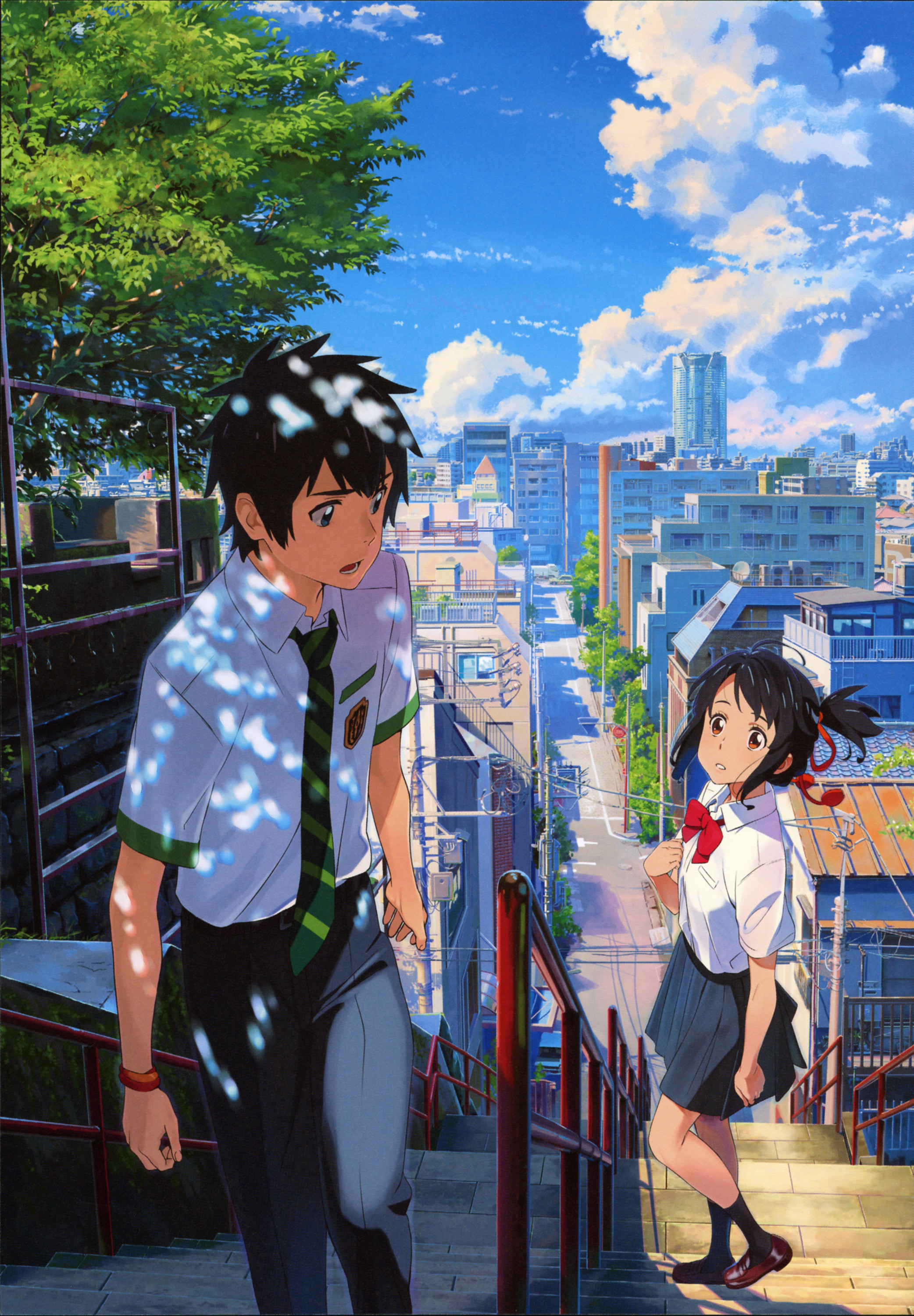 Data Src Kimi No Na Wa Wallpaper For iPhone 6 No Na Wa Stairs HD Wallpaper