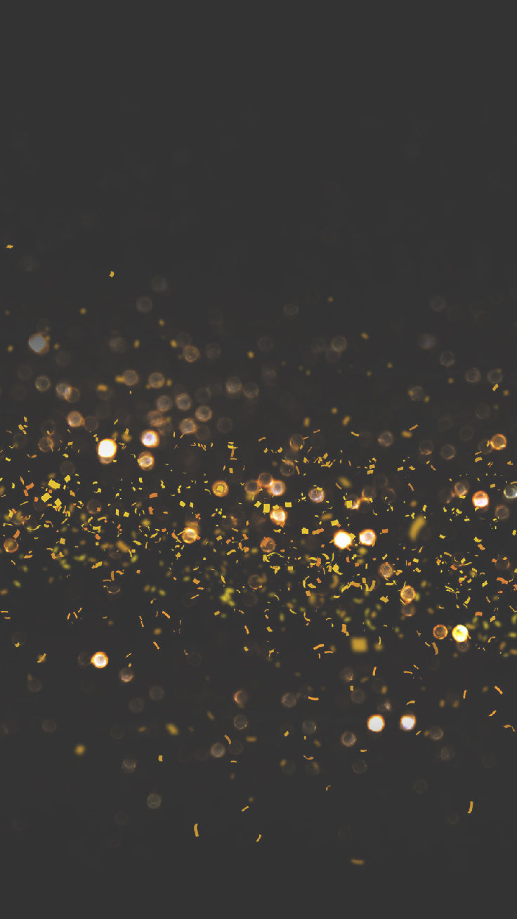 Gold Sparkly Aesthetic Wallpaper