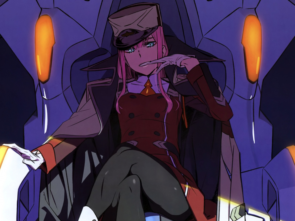 Zero two, darling in the franxx, anime girl, calm wallpaper, HD image, picture, background, 963c8a