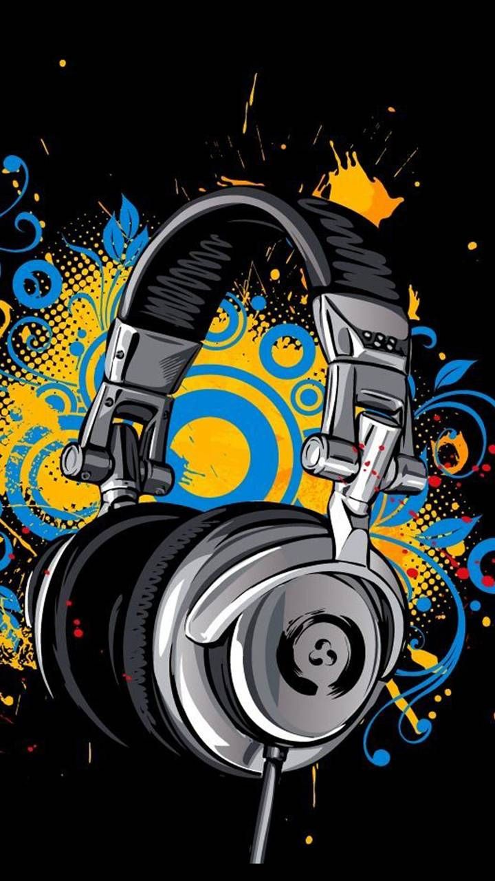 Download music wallpaper by tifazeko1 now. Browse millions of popular headphone Wallpap. Graffiti wallpaper, Headphones art, Music wallpaper