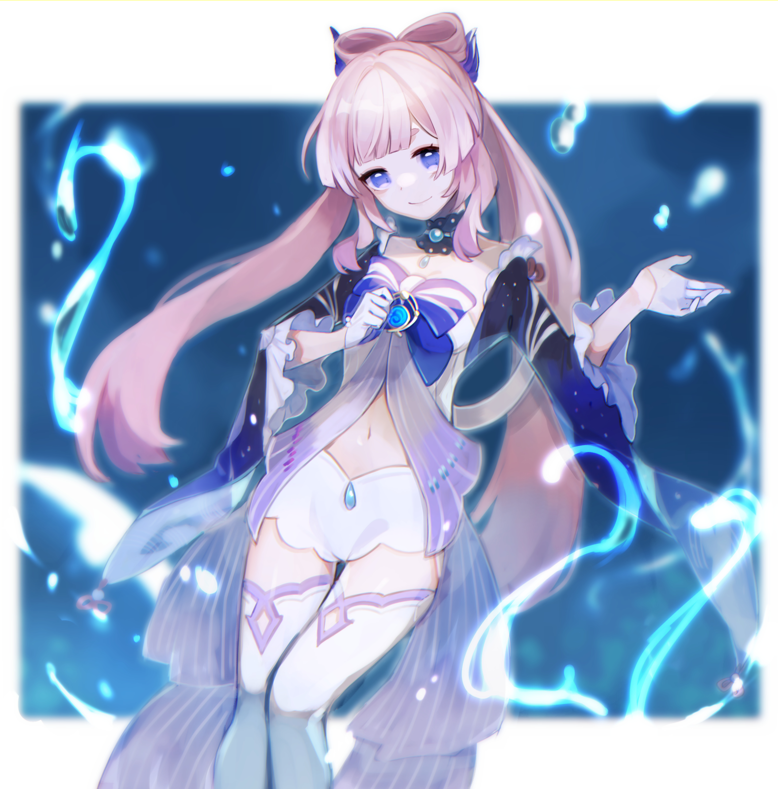 sangonomiya kokomi (genshin impact) drawn by kino_(m6t2a)