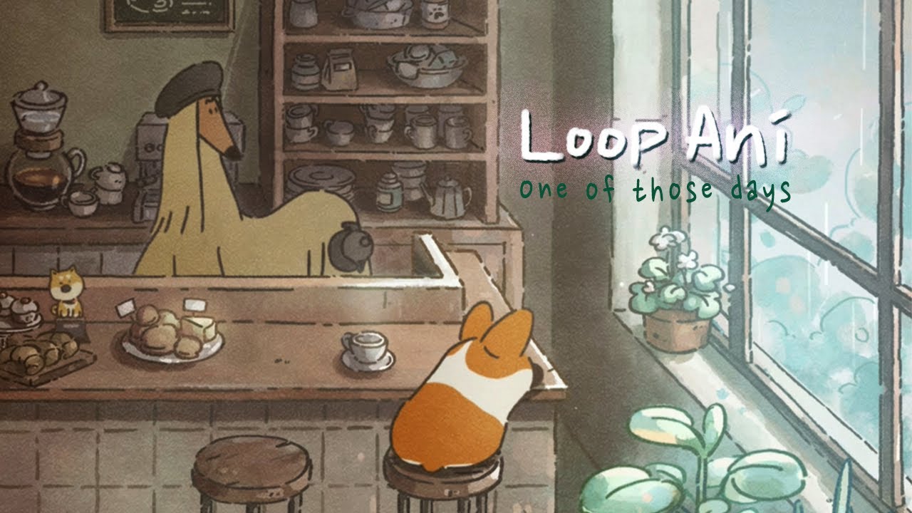 One of those days, loop animation, Doggie Corgi