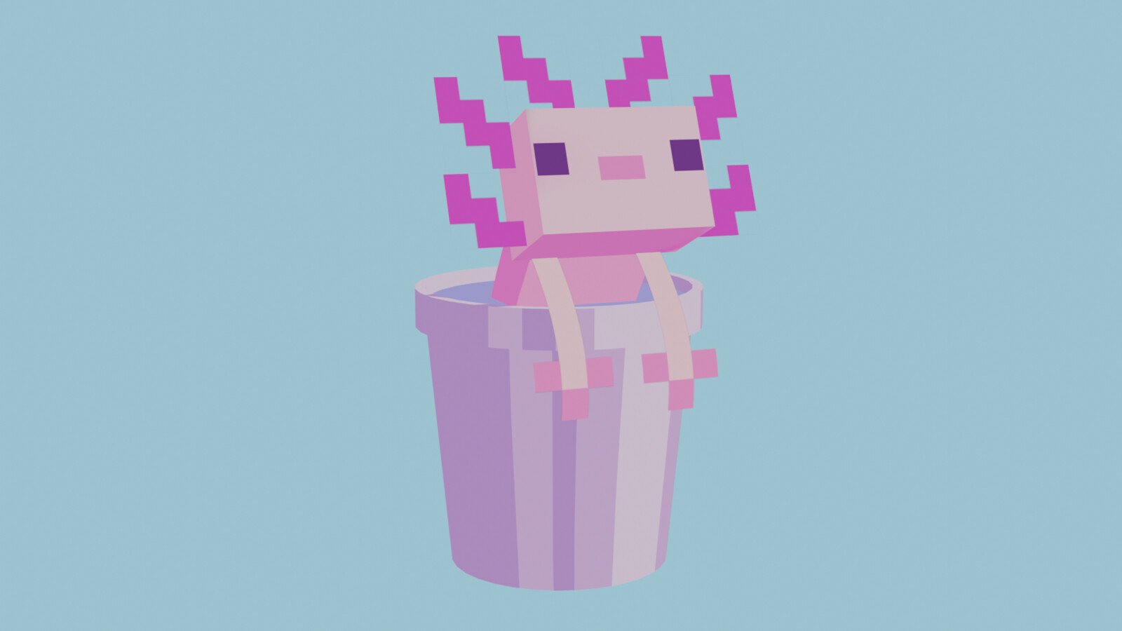Minecraft axolotl, Sebastián