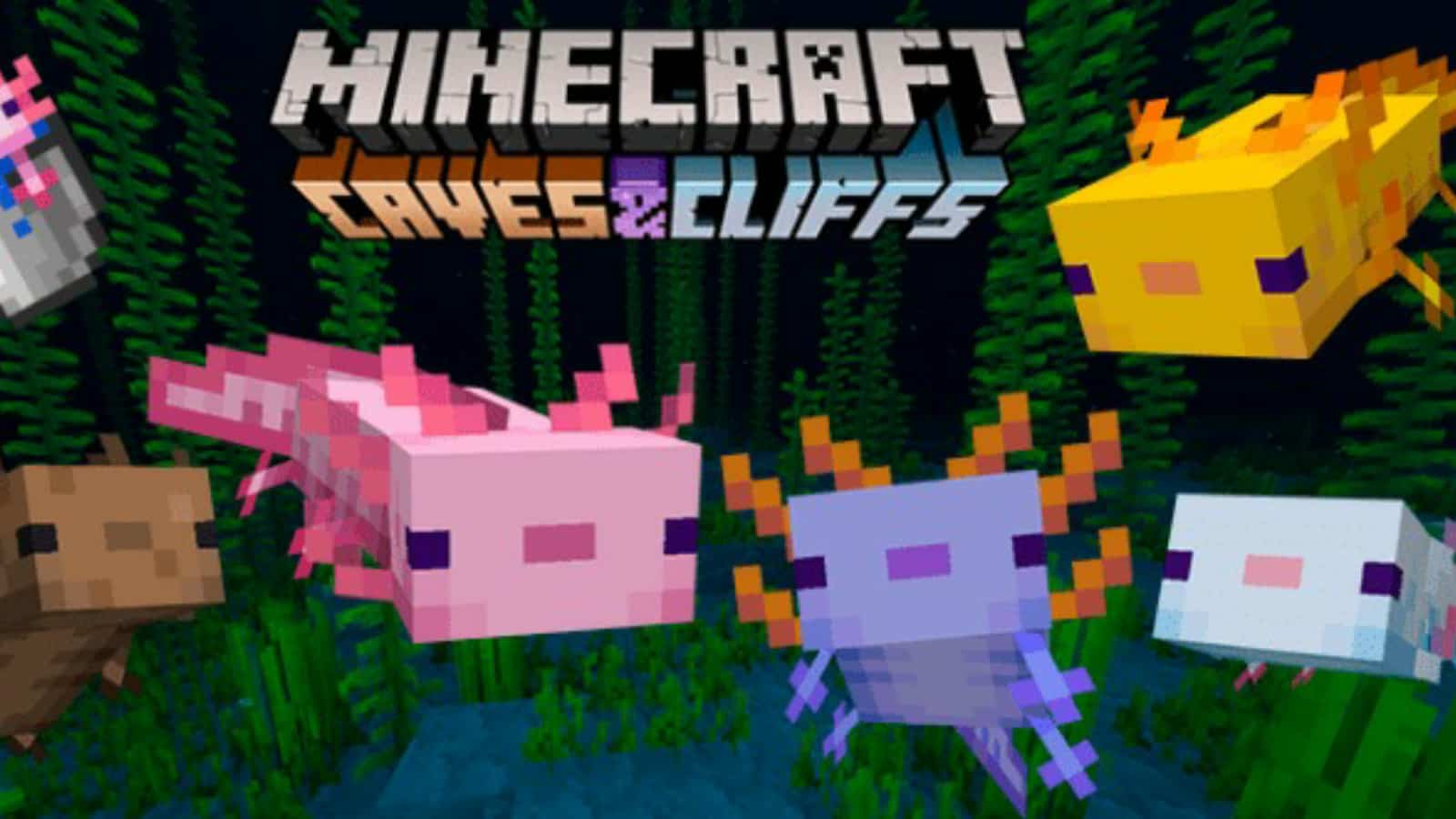 Axolotl Minecraft Wallpapers Wallpaper Cave