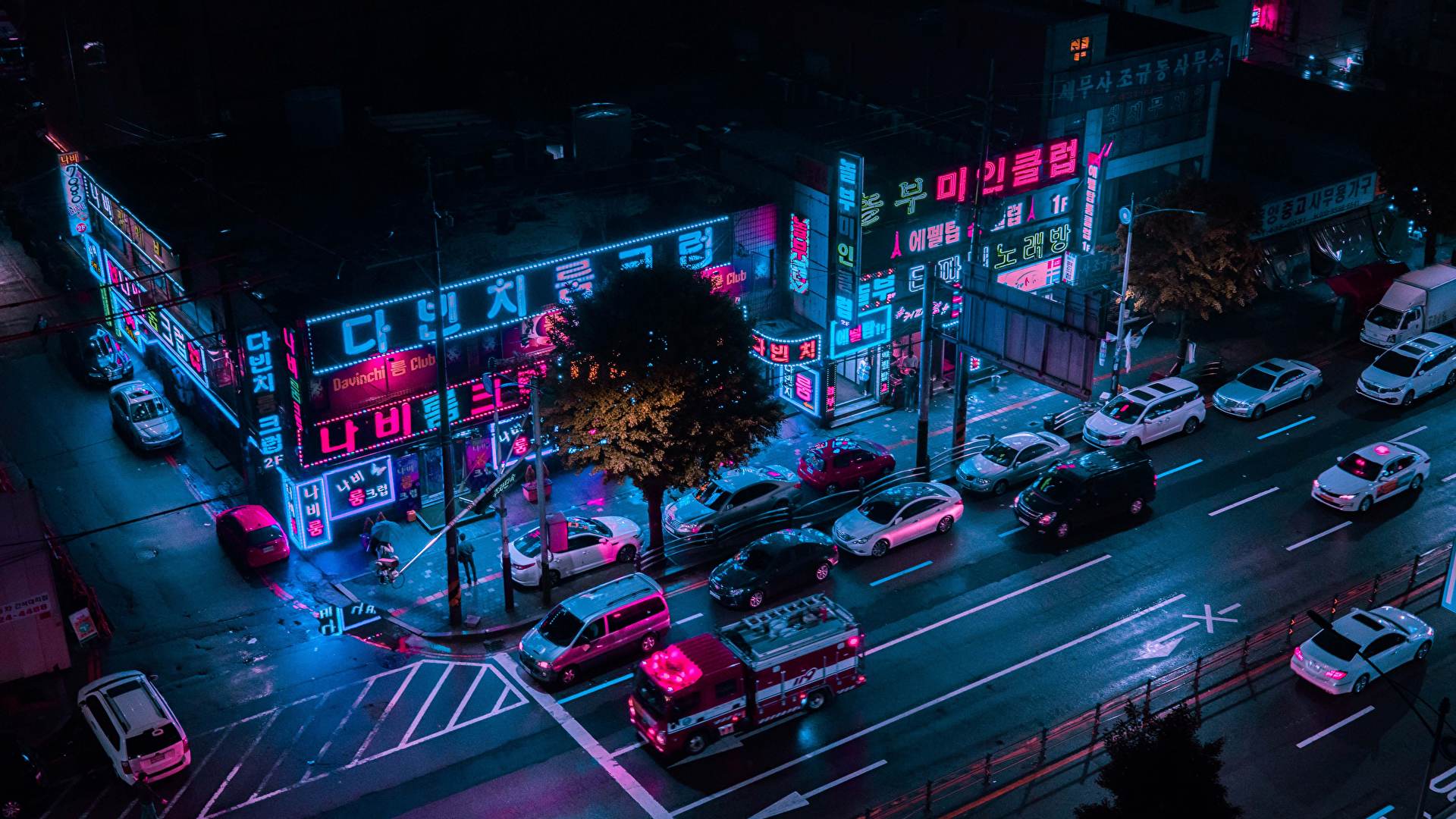 Seoul Midnight: wallpaper
