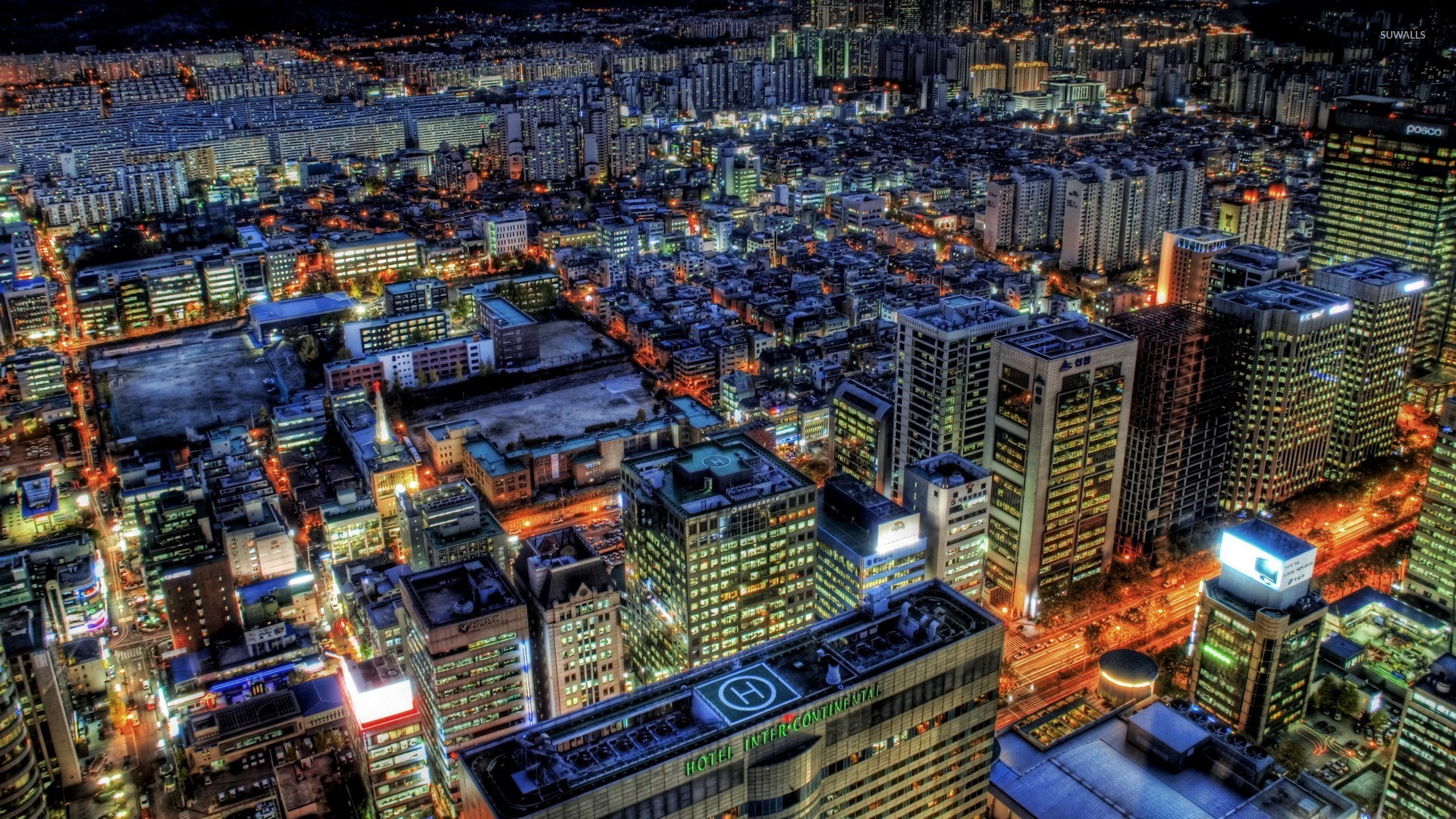 Seoul at night wallpaper wallpaper
