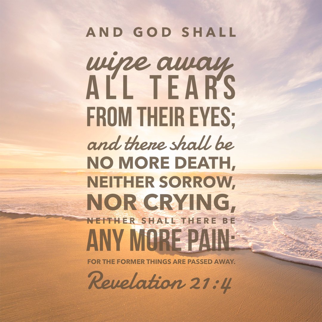 Revelation 21:4 Tears Bible Verse Art Downloads Verses To Go