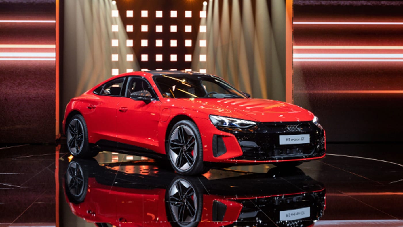 Audi Shows Off Its New Electric Sedan, The 2022 E Tron GT