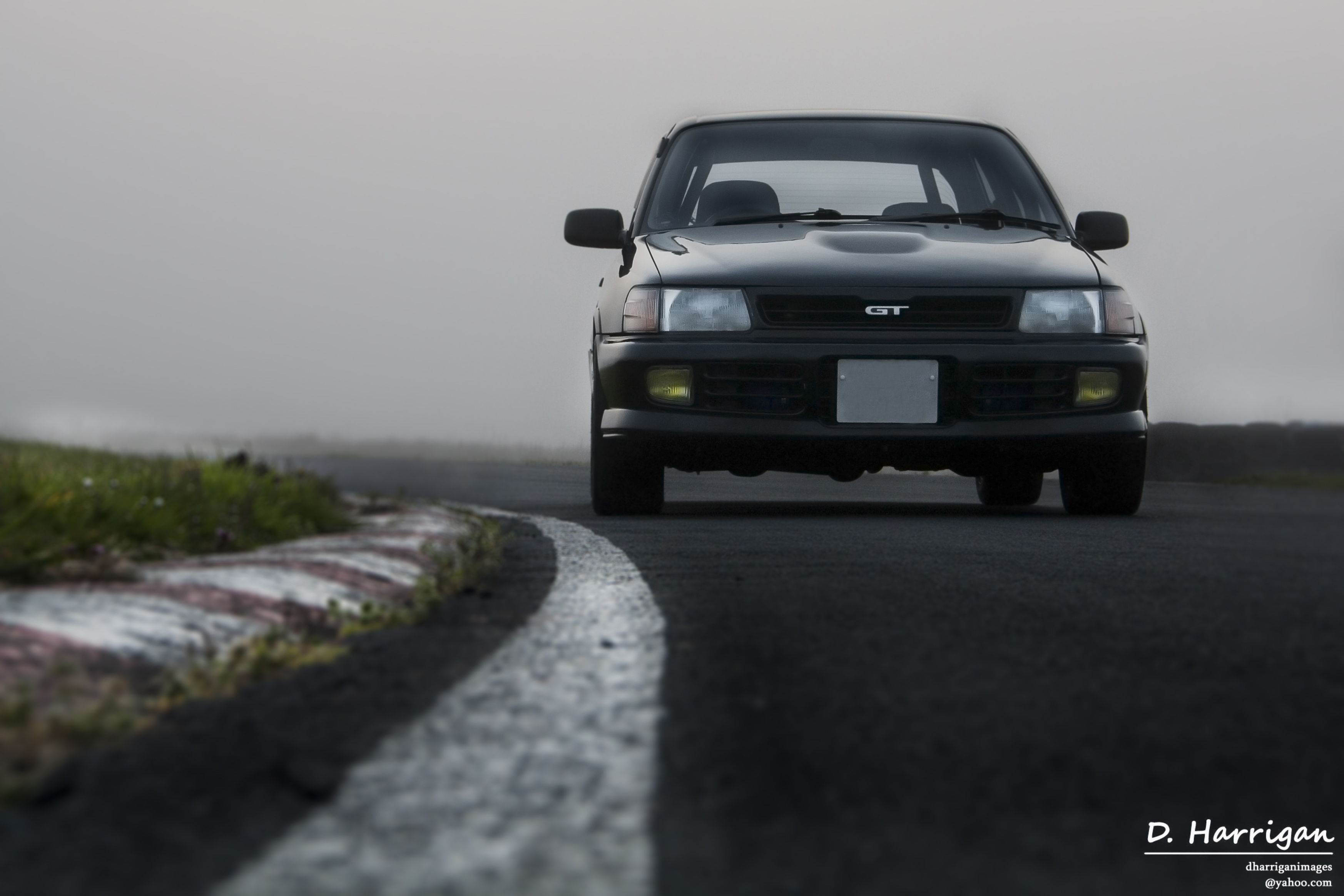 Wallpaper, Ireland, fog, Japanese, track, turbo, Toyota, northernireland, GT, circuit, Starlet, ep82, kirkistown 3492x2328