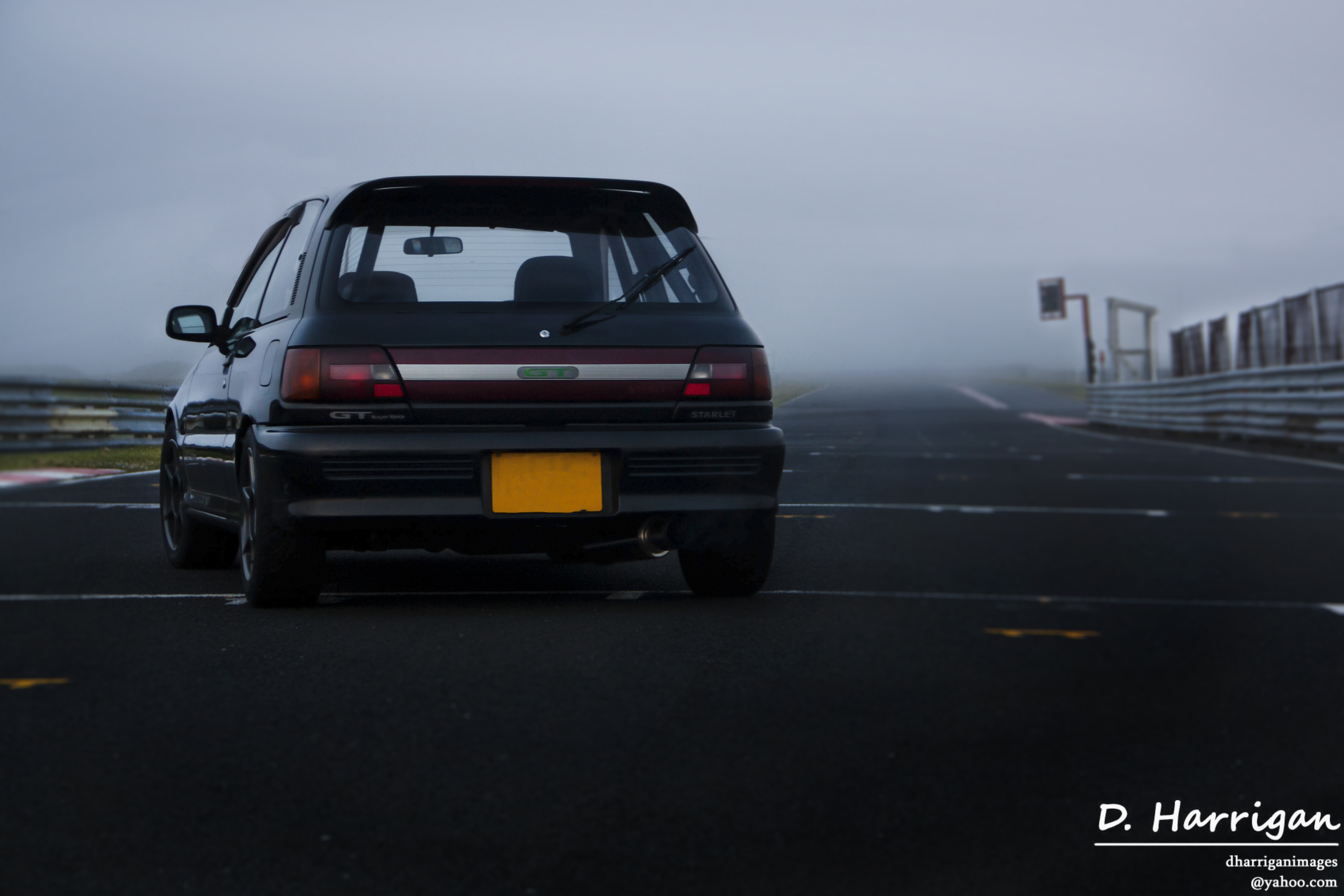 Wallpaper, evening, Toyota, Japanese, Ireland, sports car, driving, Sedan, GT, boost, Blitz, Starlet, fog, wheel, bc, cusco, track, turbo, circuit, trackday, northernireland, land vehicle, automotive design, automotive exterior, automobile make, auto