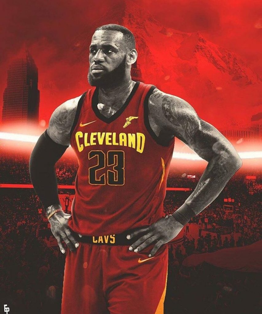 Cleveland Cavaliers New Jersey Looks Savage On Lebron James Wallpaper New