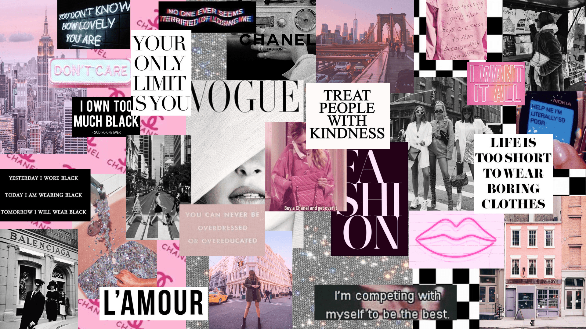 fashion collage