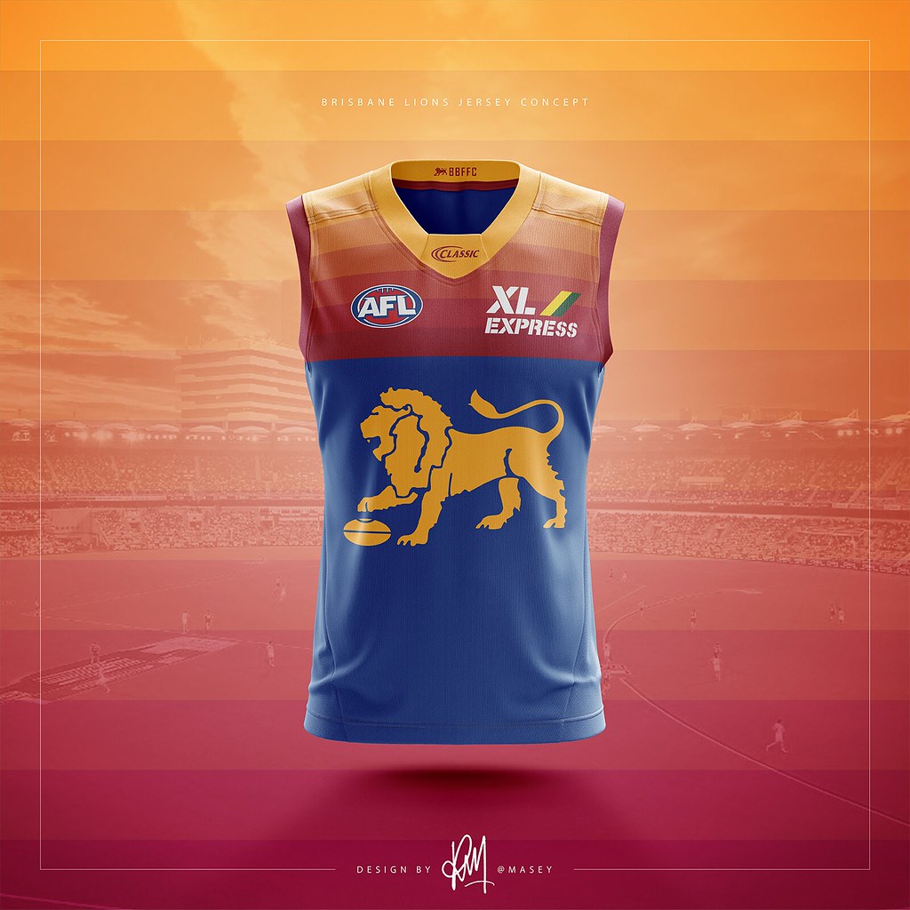 MASEY lions “Sunset” jersey concept // March
