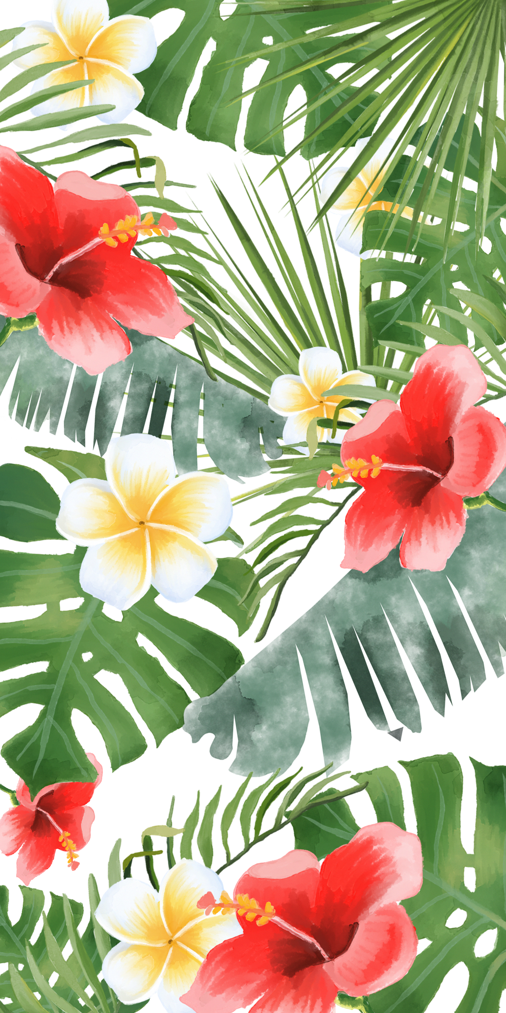 If you're into #tropical #vibes. #Casetify #iPhone #Flowers #Floral #Beautiful #Color #Insp. iPhone wallpaper tropical, Floral wallpaper iphone, Drawing wallpaper