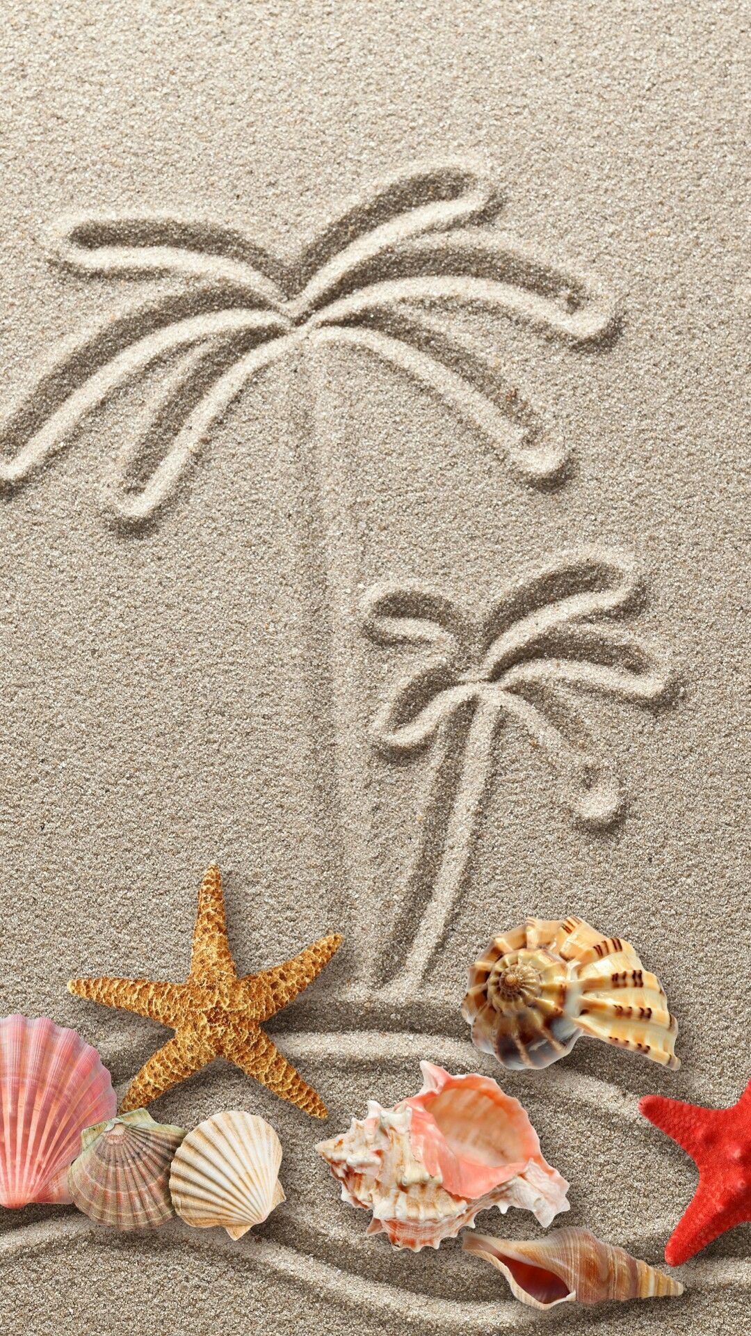 Ocean. Summer wallpaper, Starfish drawing, Beach wallpaper