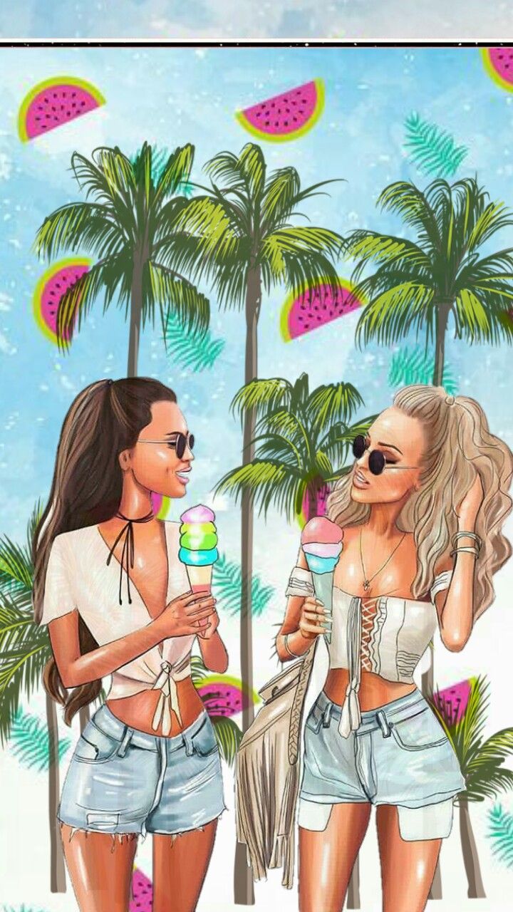 Girls r us. Bff drawings, Unicorn wallpaper, Summer wallpaper