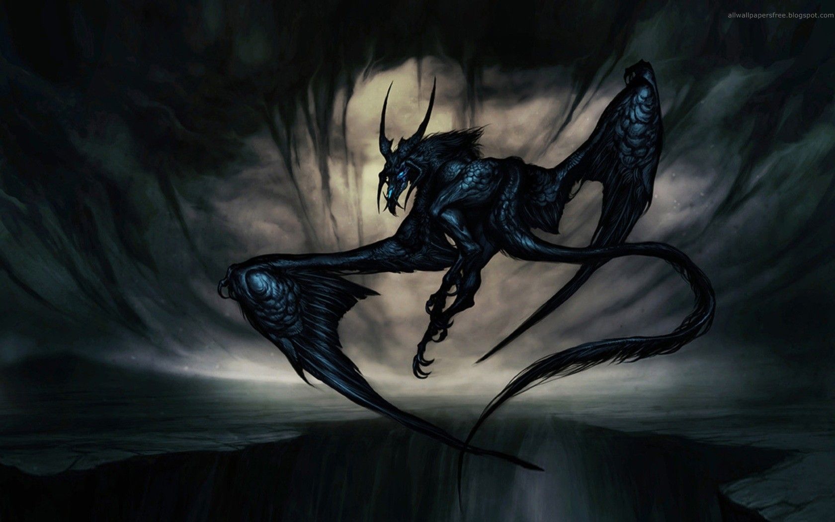 Scary Dragon Wallpaper