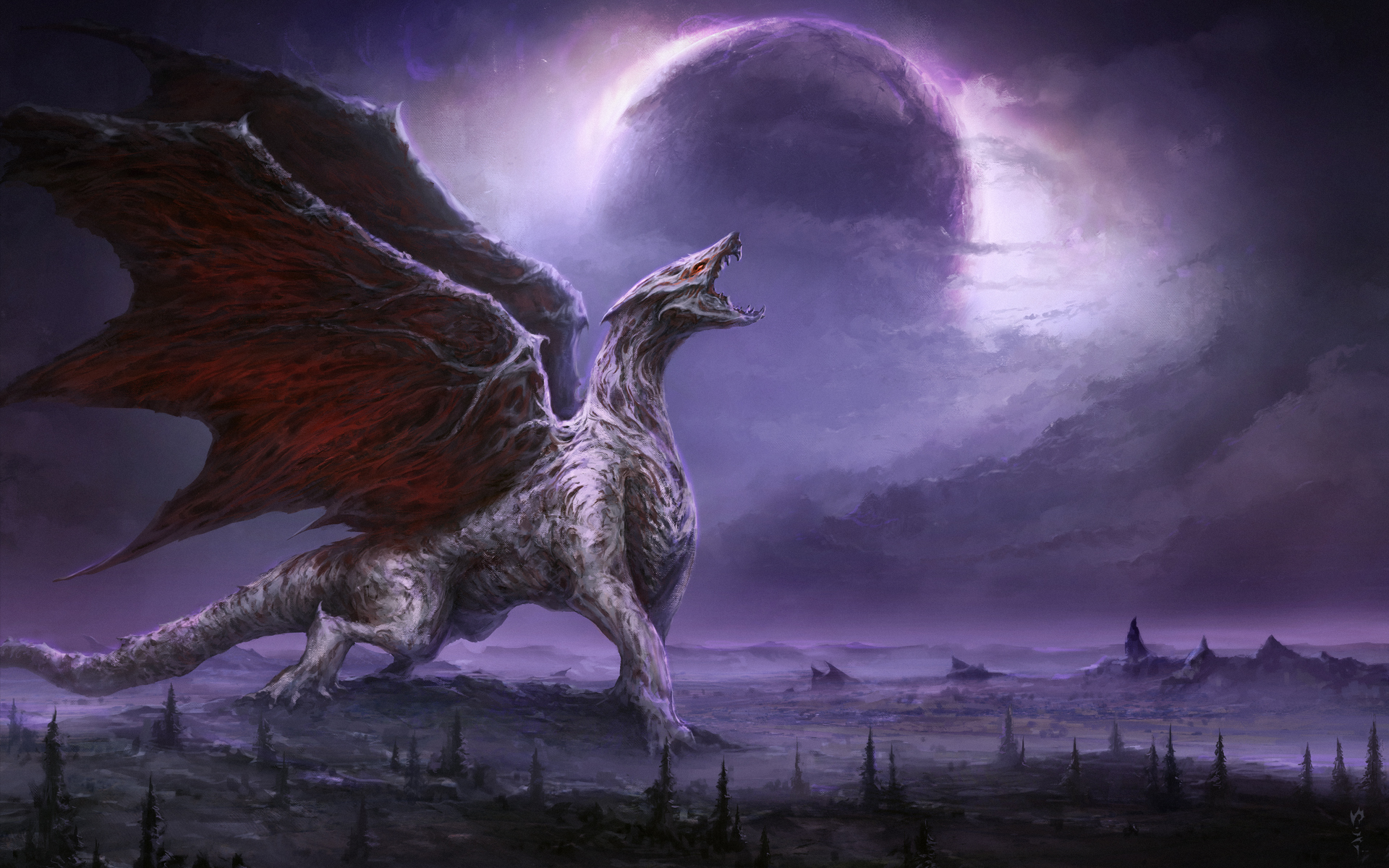 Dragon's Howl HD Wallpaper