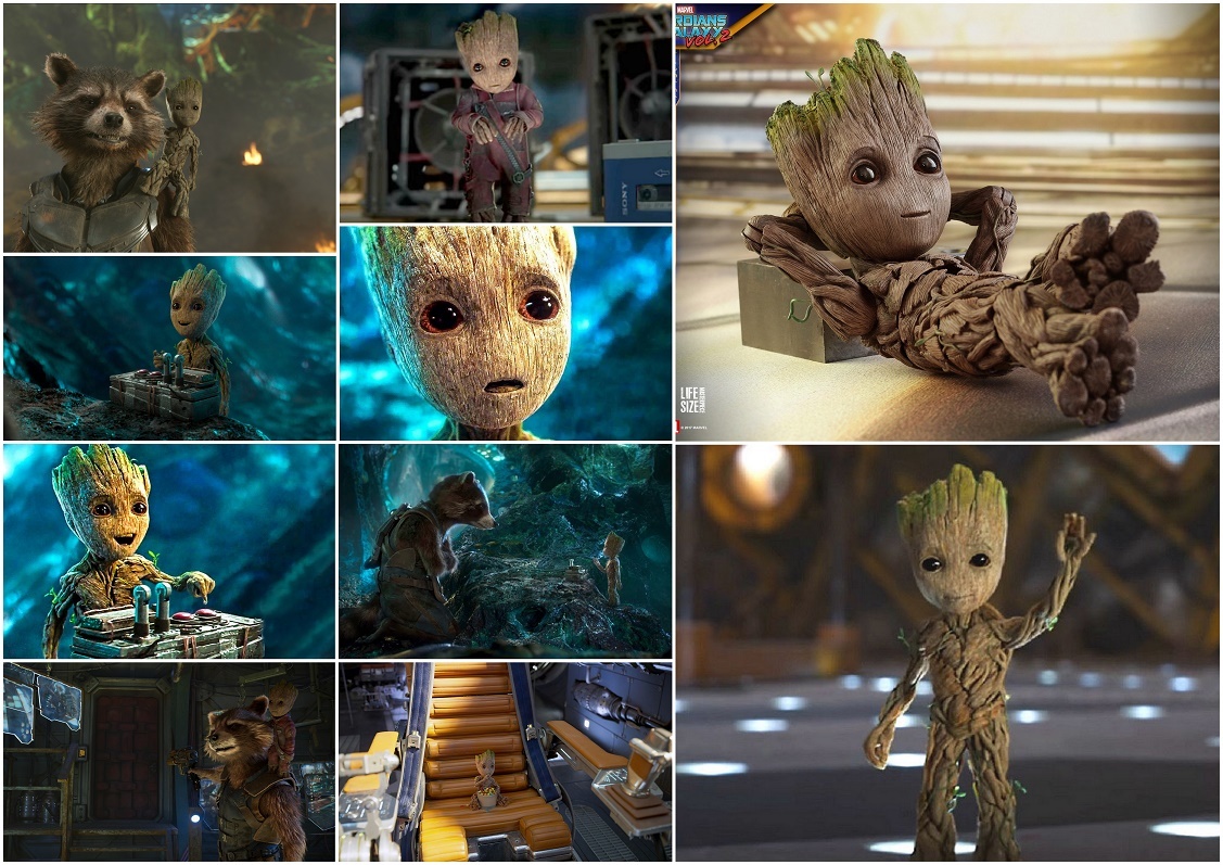 Baby Groot Free Printable Cards, Background or Invitations. My Fiesta! for Geeks