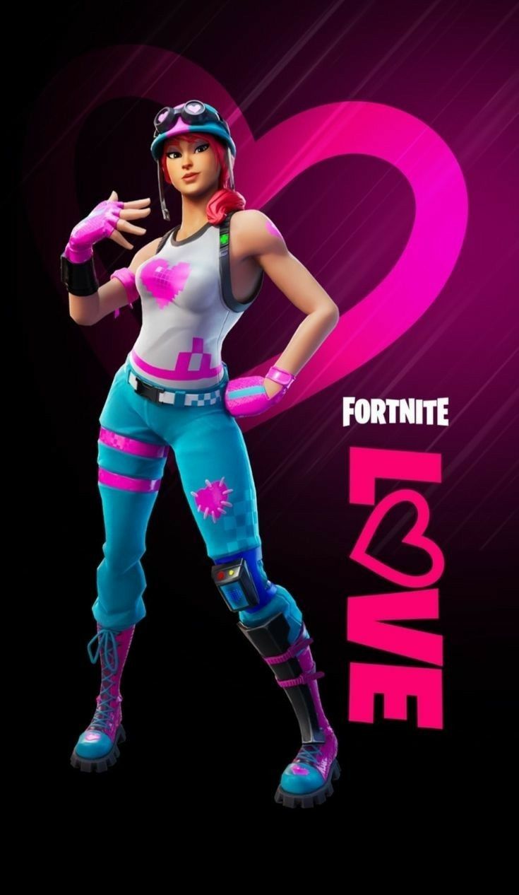 Love girl Skin Fortinite. Girls in love, Fortnite, Skin image
