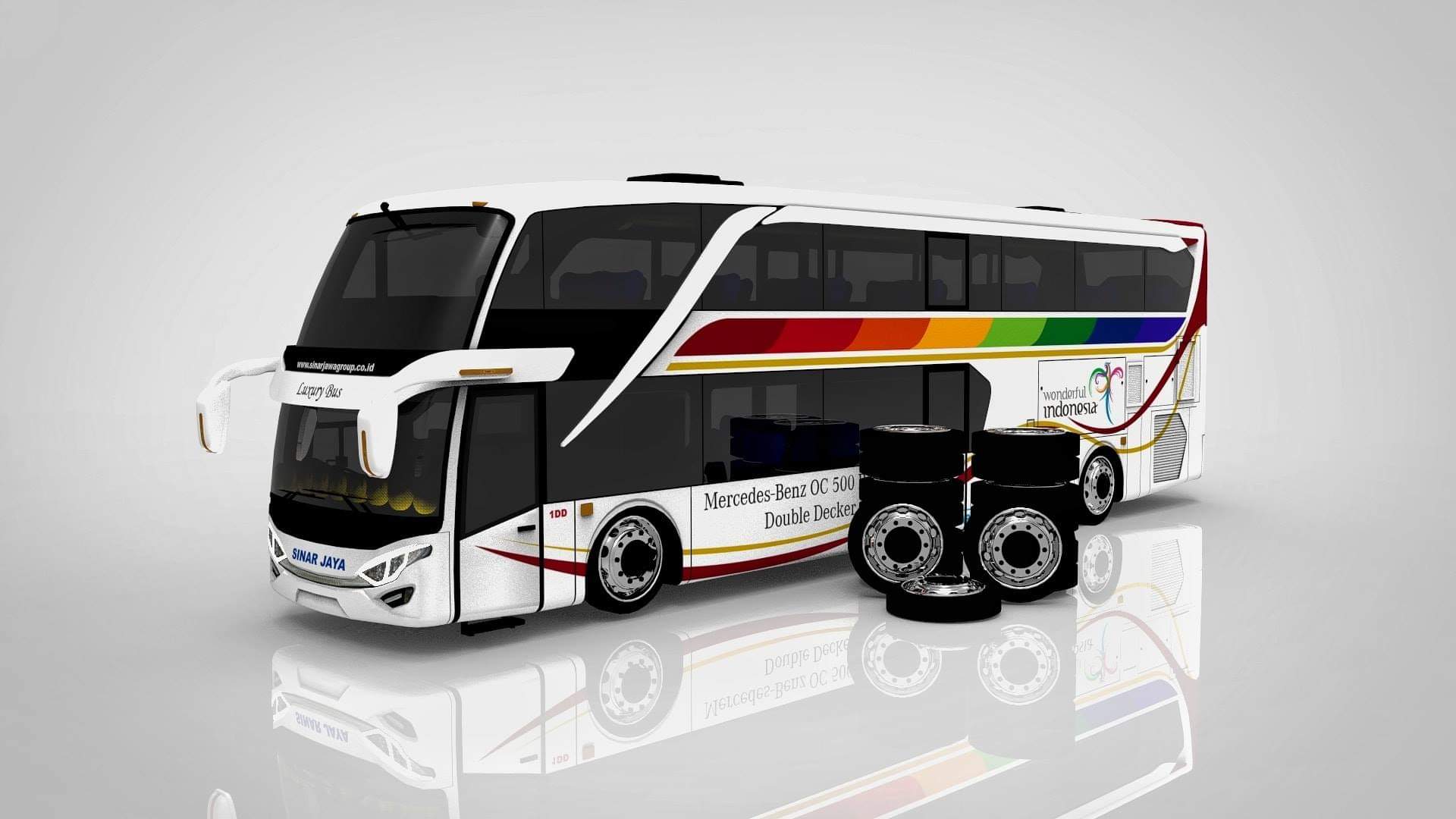 SDD V3 Bus Mod for Bus Simulator Indonesia SGCArena