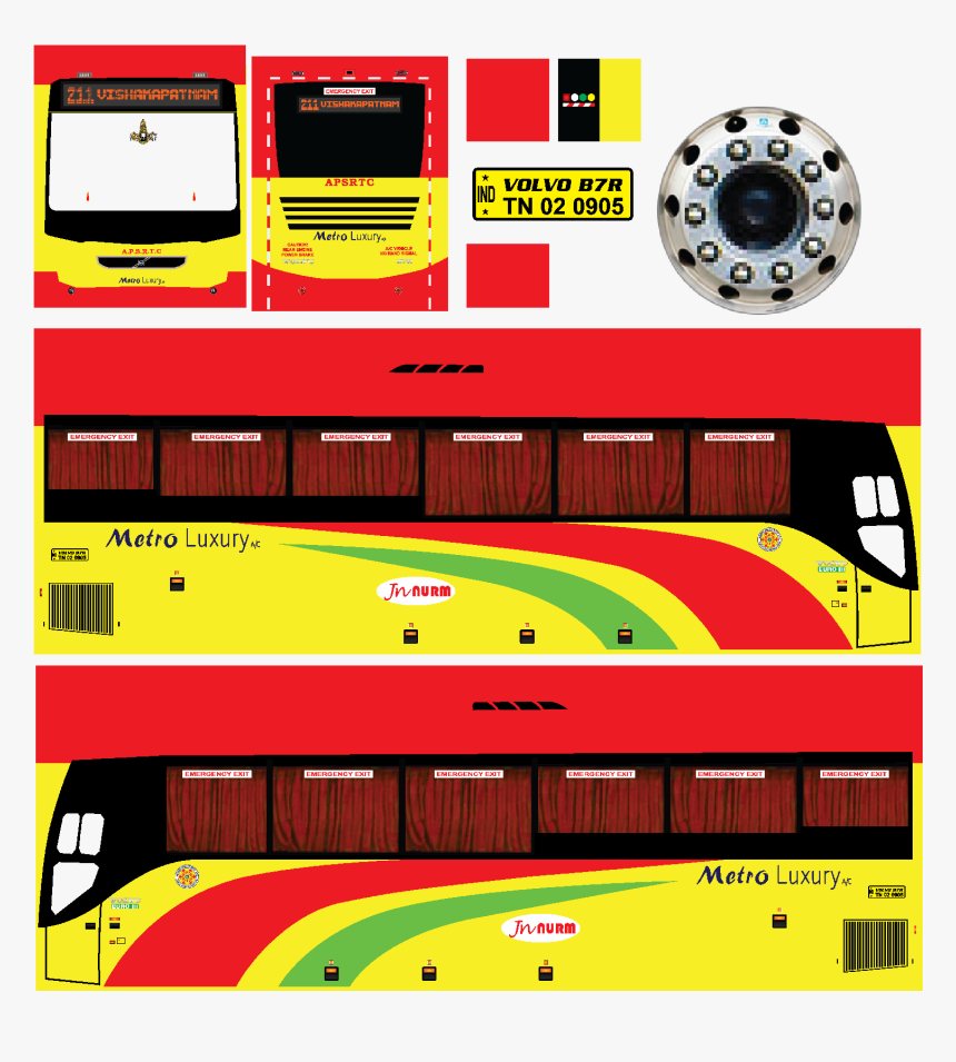 Bus Simulator Indonesia Livery, HD Png Download, Transparent Png Image
