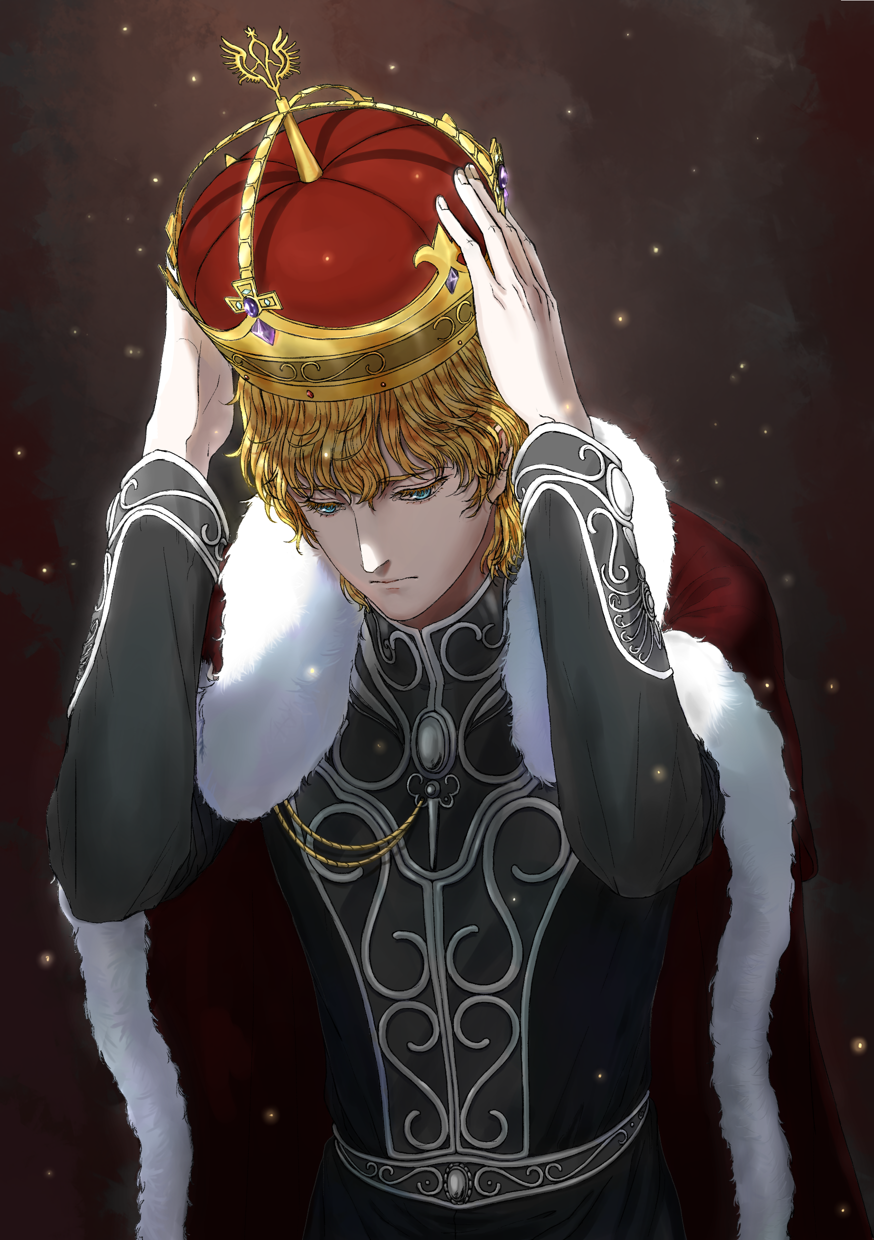 reinhard von lohengramm (ginga eiyuu densetsu) drawn by khaos_(blackmoth)