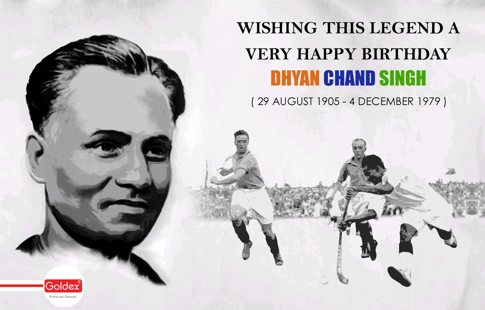 Wishing Dhyan Chand Singh a very happy birthday which also marks the National Sports Day of India. #happybirthda. National sports day, Dhyan chand, National sport