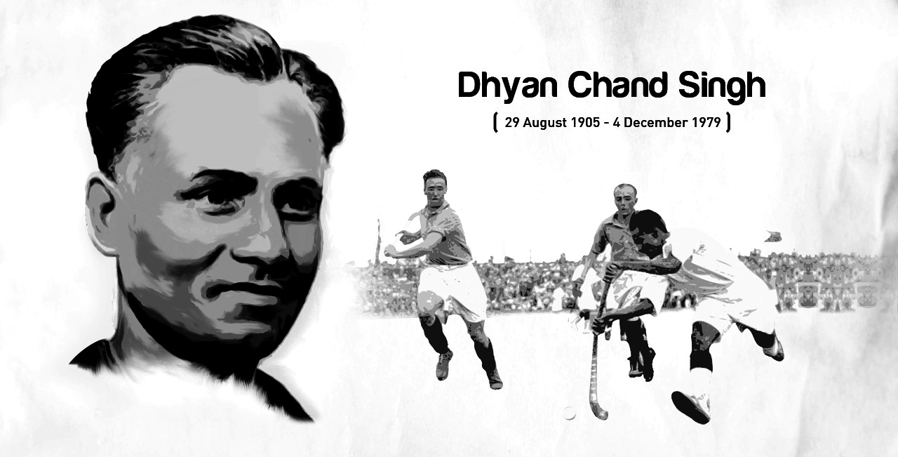 Dhyan Chand excellent hockey player, known as “The Wizard”