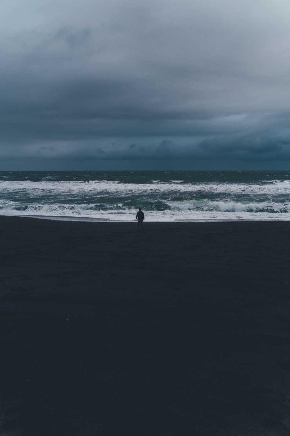 Stormy Beach Picture. Download Free Image