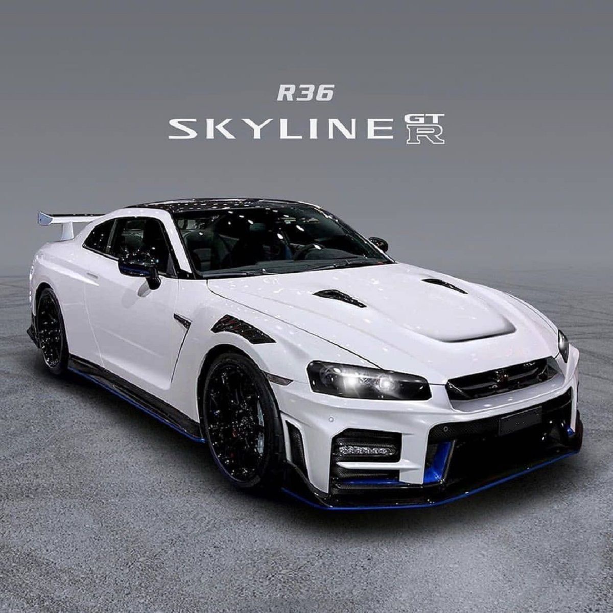 The Exterior Of 2021 Nissan GT R R36 Skyline Is Looking Sporty. This Model Will Draw Styling Cues From The Vision Gran Turi. Nissan Gtr, Nissan Gt, Nissan Skyline