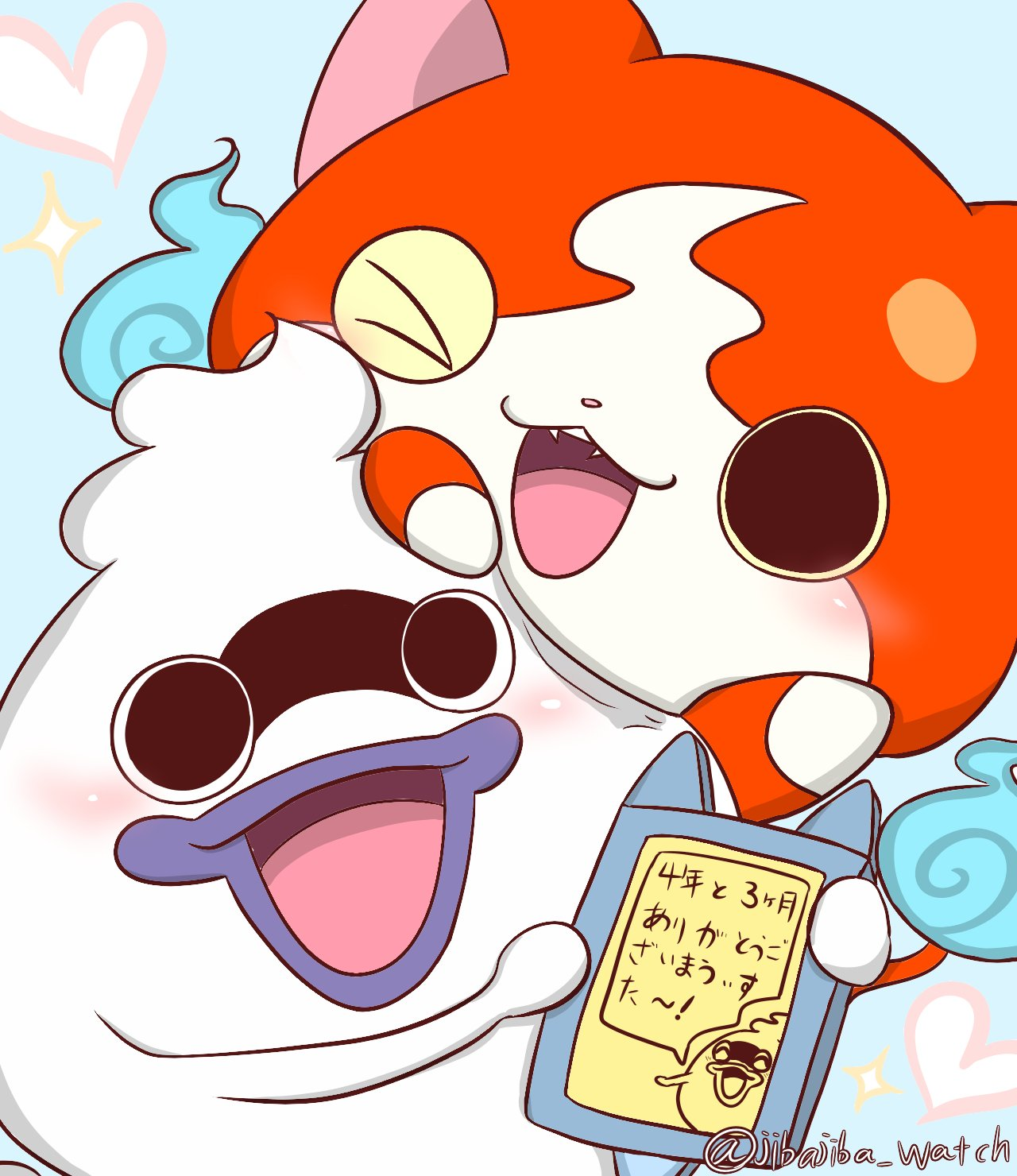 Whisper y Jibanyan. Kawaii anime, Cute pokemon wallpaper, Youkai watch