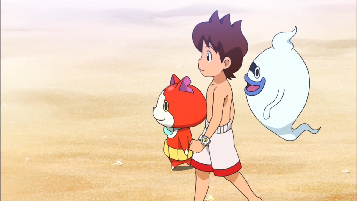 Nate, Whisper And Jibanyan Kai Watch Wallpaper Image