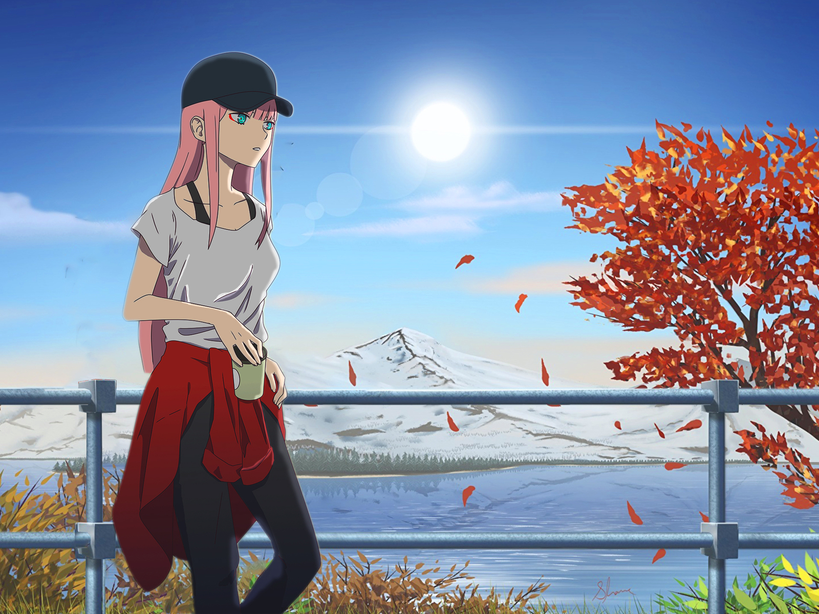 Zero Two Darling In The Franxx Fanart 1600x1200 Resolution HD 4k Wallpaper, Image, Background, Photo and Picture