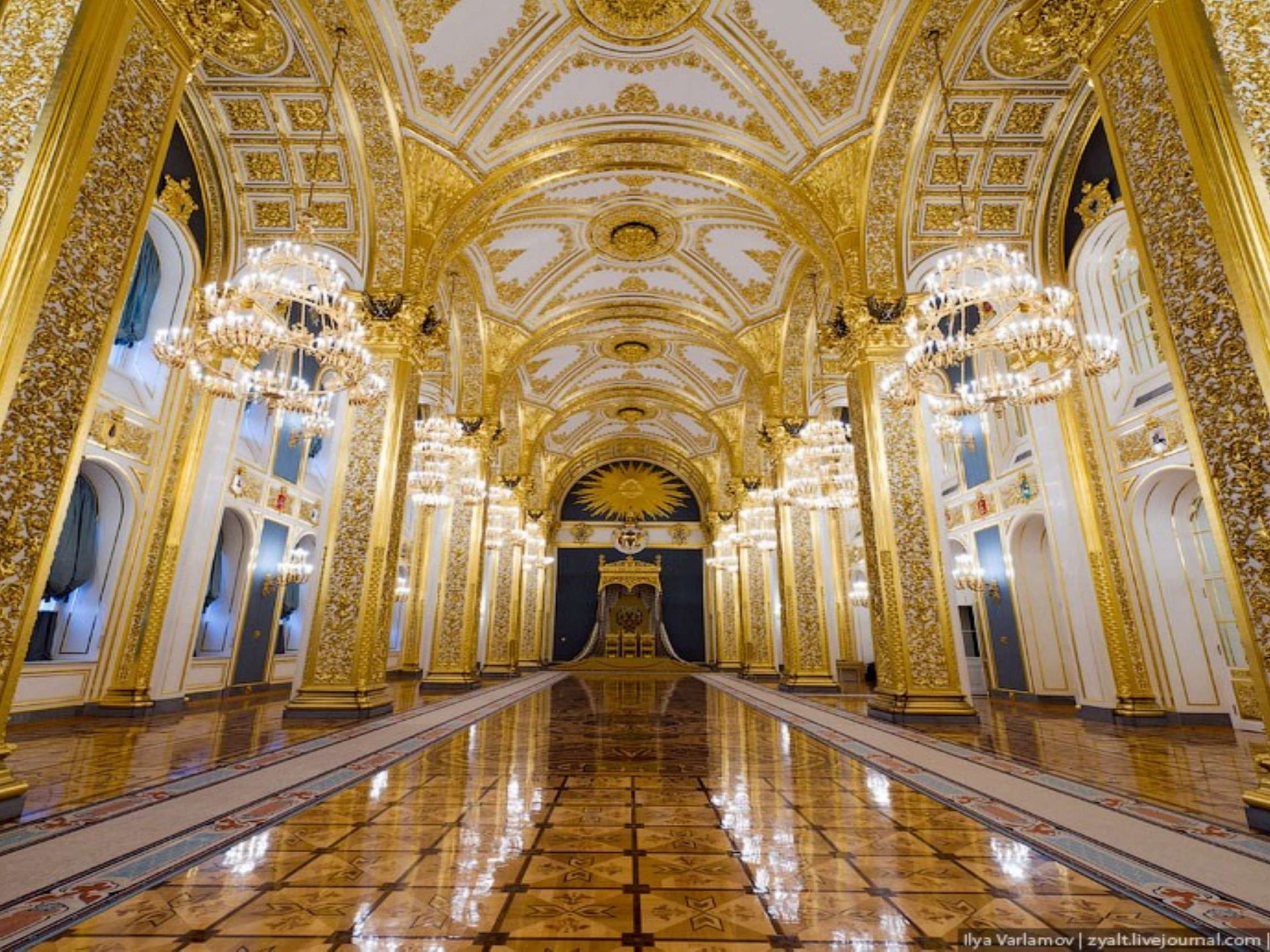 Inside Grand Kremlin Palace, Moscow 18, Wallpaper13.com