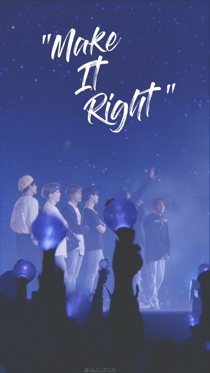 BTS 'Make It Right' Official MV (Vertical ver.) Lockscreen // Wallpaper. Bts make it right, Bts picture, Bts photo