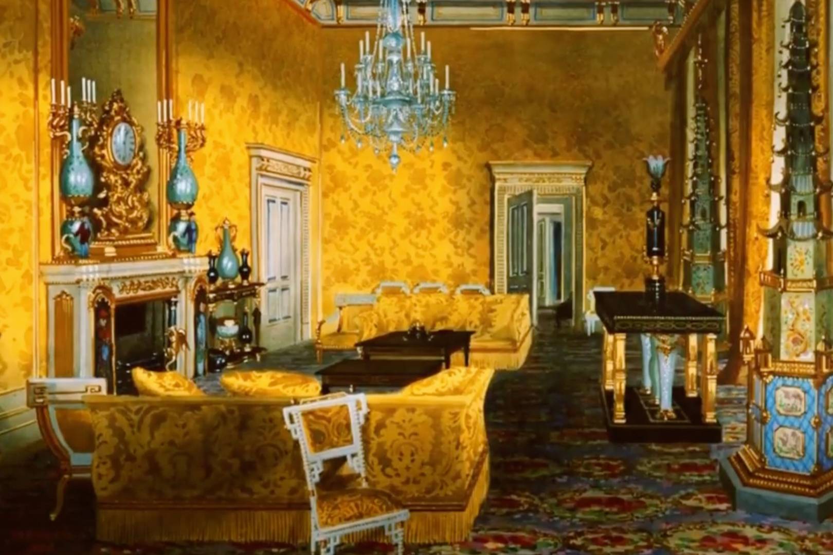 Inside Buckingham Palace's £369 Million Renovation Hand Stripping Antique Wallpaper