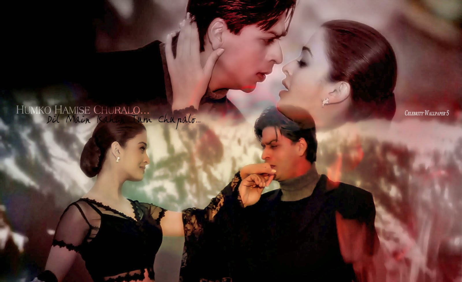 Celebrity Wallpaper: Aishwarya Rai Shahrukh Khan Wallpaper HD Mohabbtein Humko humi se churalo
