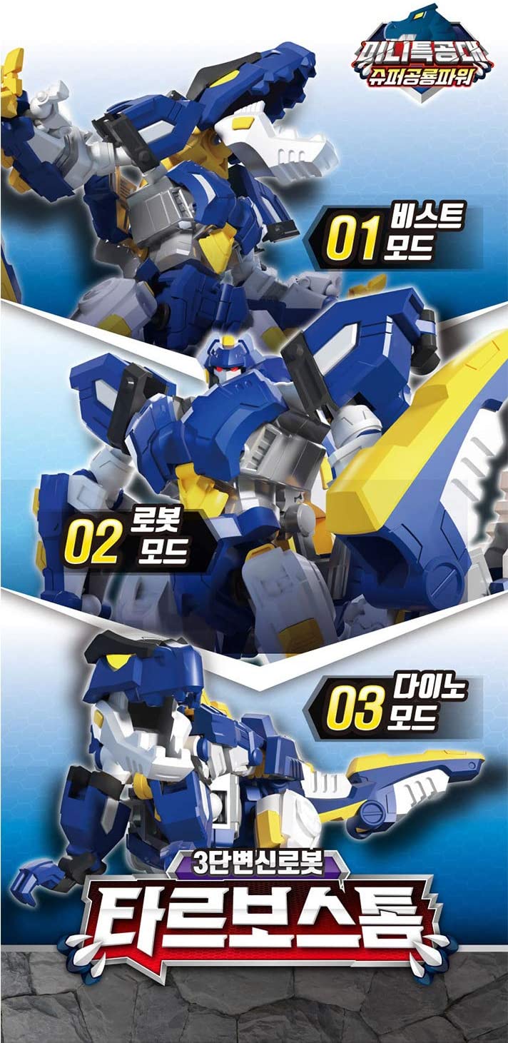 Toys & Hobbies TV & Movie Character Toys Miniforce Super Dino Power 2 TARBO STORM Transformer Dinosaurs Robot Figure set theallerfordinn.co.uk